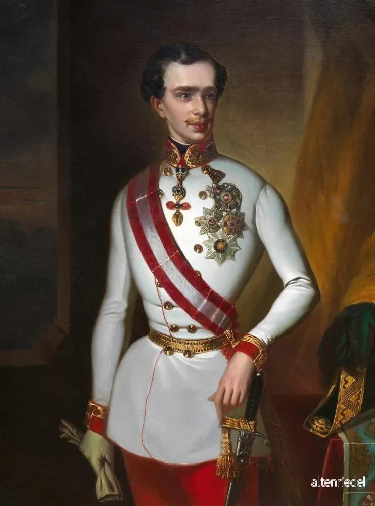 Målning Kaiser François-Joseph Ier - Anonym - Bild 2