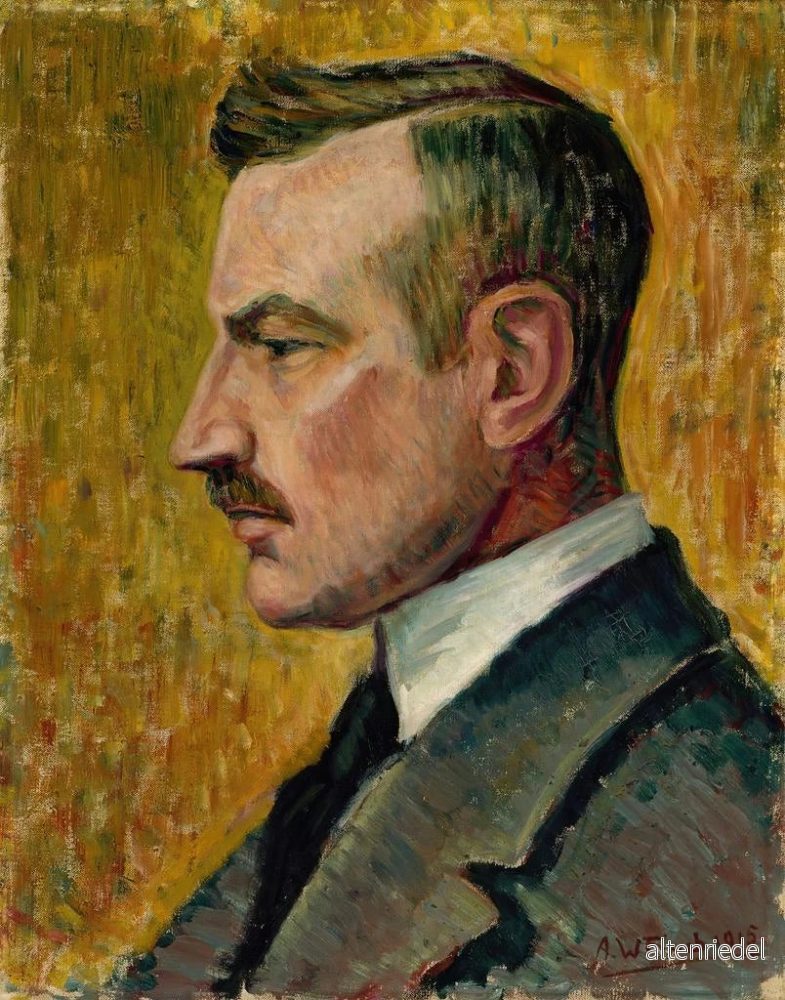 Målning Portrait av konstnären Magnus Enckell - Alfred William Finch | Konsttryck - Bild 2