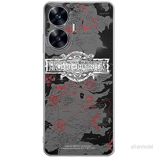 ERT GROUP mobiltelefonfodral för Realme C55 originalt och officiellt licensierat Game of Thrones mönster 010 optimalt anpassad till formen på mobiltelefonen, fodral tillverkad av TPU plast 5905511864620