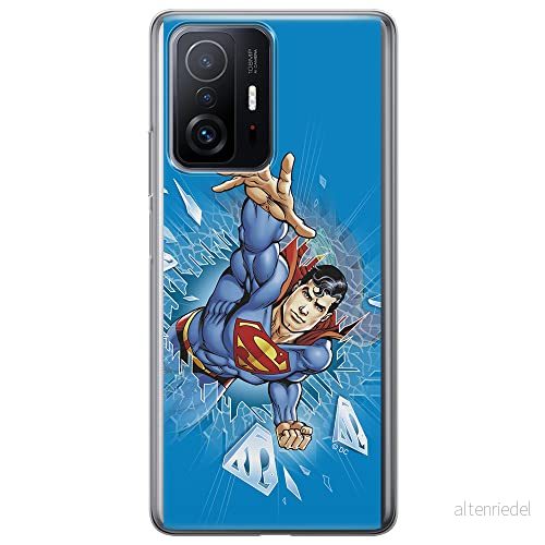 ERT GROUP mobiltelefonfodral för Xiaomi 11T 5G / PRO originalt och officiellt licensierat DC mönster Superman 005 optimalt anpassad till formen på mobiltelefonen, fodral tillverkad av TPU plast 5904805563256