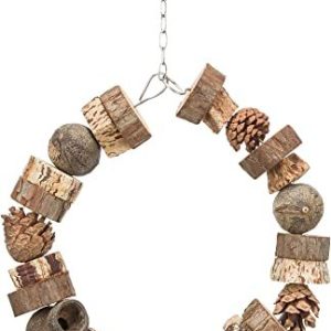 Trixie Ring swing wood/pine cone ø 18 cm 4011905517018 Trixie Ring swing wood/pine cone ø 18 cm 4011905517018