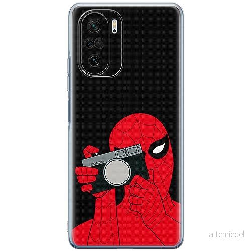 ERT GROUP mobiltelefonfodral för Xiaomi MI 11i/ REDMI K40/K40 PRO/POCO F3/ F3 PRO originalt och officiellt licensierat Marvel mönster Spider Man 026, fodral tillverkad av TPU plast 5905795003364