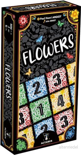 Asmodee Actarus Editions Flowers brädspel kortspel barn, vuxna och familjespel Från 7 år 1 till 4 spelare 20 min Svensk version 3760400210009
