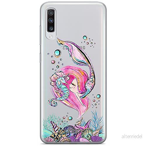 ERT GROUP mobiltelefonfodral för Samsung A70 originalt och officiellt licensierat Babaco mönster Ocean 002 optimalt anpassad till formen på mobiltelefonen, gedeeltelijk transparant 5904805406256