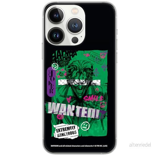 ERT GROUP mobiltelefonfodral för Iphone 13 PRO originalt och officiellt licensierat DC mönster Joker 026 optimalt anpassad till formen på mobiltelefonen, fodral tillverkad av TPU plast 5905795052041