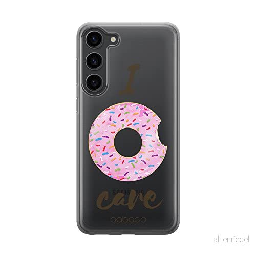 ERT GROUP mobiltelefonfodral för Samsung S23 originalt och officiellt licensierat Babaco mönster Donut 001 optimalt anpassad till formen på mobiltelefonen, gedeeltelijk transparant 5905511426958