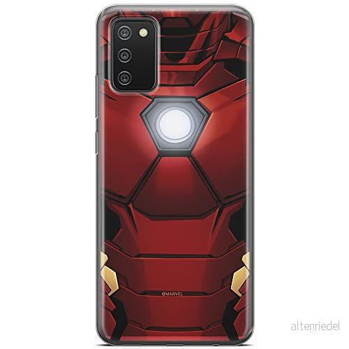 ERT GROUP mobiltelefonfodral för Samsung A02S originalt och officiellt licensierat Marvel mönster Iron Man 020 optimalt anpassad till formen på mobiltelefonen, fodral tillverkad av TPU plast 5903040235386
