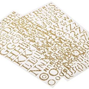 Bokstav klistermärke glitter guld 5414135071760 Bokstav klistermärke glitter guld 5414135071760
