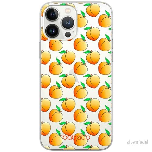 ERT GROUP mobiltelefonfodral för Samsung S10 PLUS originalt och officiellt licensierat Babaco mönster Peaches 001 Vit optimalt anpassad till formen på mobiltelefonen, gedeeltelijk transparant 5903040502457