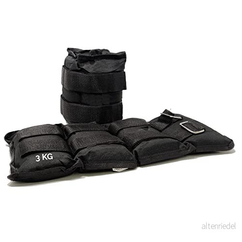 FFitness Handledsvikter och vrister/Ankle Weights (2 x 3 kg) med justerbart band Vikter för muskelförstärkning kampsport 769322298020