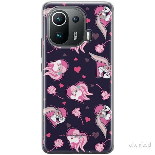 ERT GROUP mobiltelefonfodral för Xiaomi MI 11 PRO originalt och officiellt licensierat Looney Tunes mönster Lola & Bugs 003 anpassad till formen på mobiltelefonen, fodral tillverkad av TPU plast 5905795134419