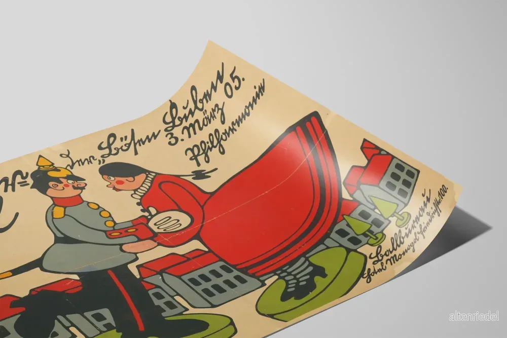 Vintageposter Kinderball Der Bosen Buben 1905 - Bild 2