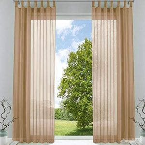 2 pack gardiner transparent gardin set vardagsrum voile med blybandkant H x B 225 140 cm sand, 6 000 CN 4041984841292 2 pack gardiner transparent gardin set vardagsrum voile med blybandkant H x B 225 140 cm sand, 6 000 CN 4041984841292