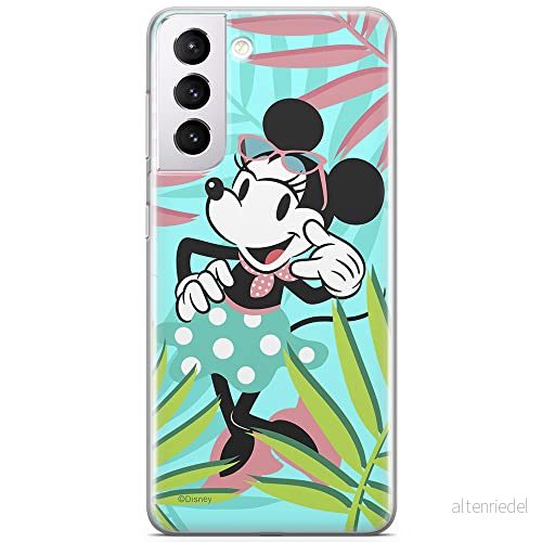 ERT GROUP mobiltelefonfodral för Samsung S21 originalt och officiellt licensierat Disney mönster Minnie 040 optimalt anpassad till formen på mobiltelefonen, fodral tillverkad av TPU plast 5903932377477