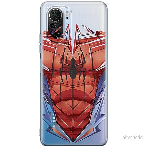 ERT GROUP mobiltelefonfodral för Xiaomi MI 11i/ REDMI K40/K40 PRO/POCO F3/ F3 PRO originalt och officiellt licensierat Marvel mönster Spider Man 005, gedeeltelijk transparant 5905511892043
