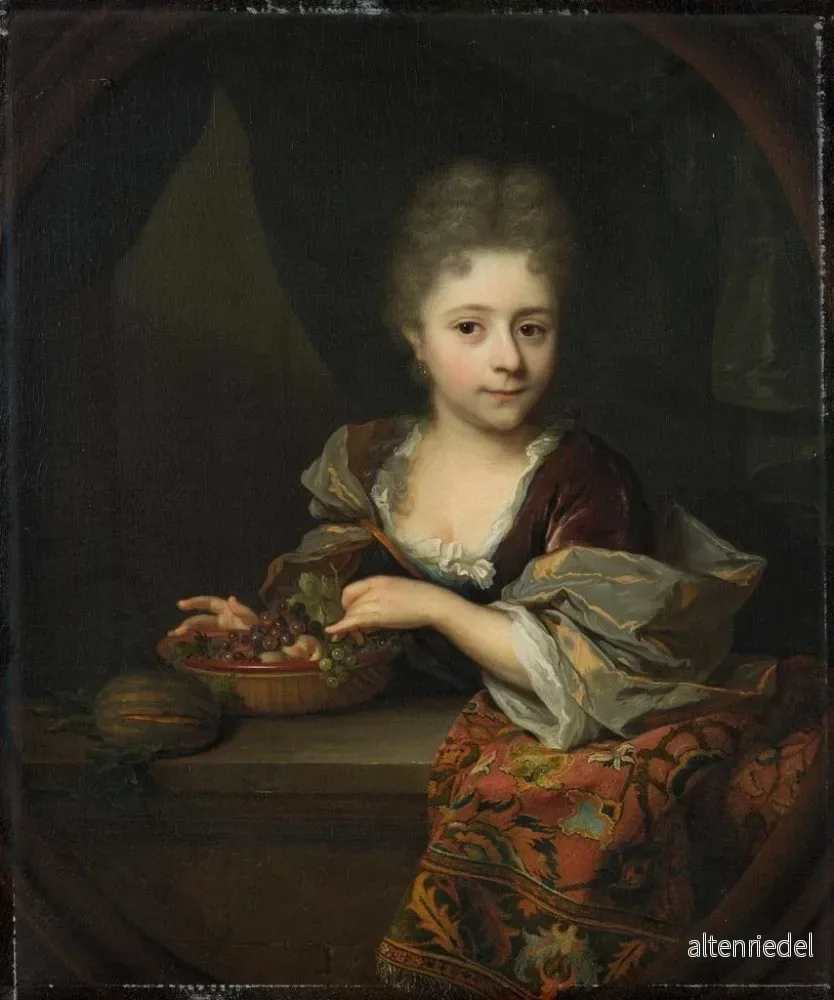 Målning Christina Johanna Backer 1688-1737 - Arnold Boonen | Konsttryck - Bild 2