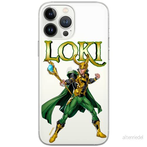 ERT GROUP mobiltelefonfodral för Iphone 13 PRO originalt och officiellt licensierat Marvel mönster Loki 002 Vit optimalt anpassad till formen på mobiltelefonen, gedeeltelijk transparant 5904805222108