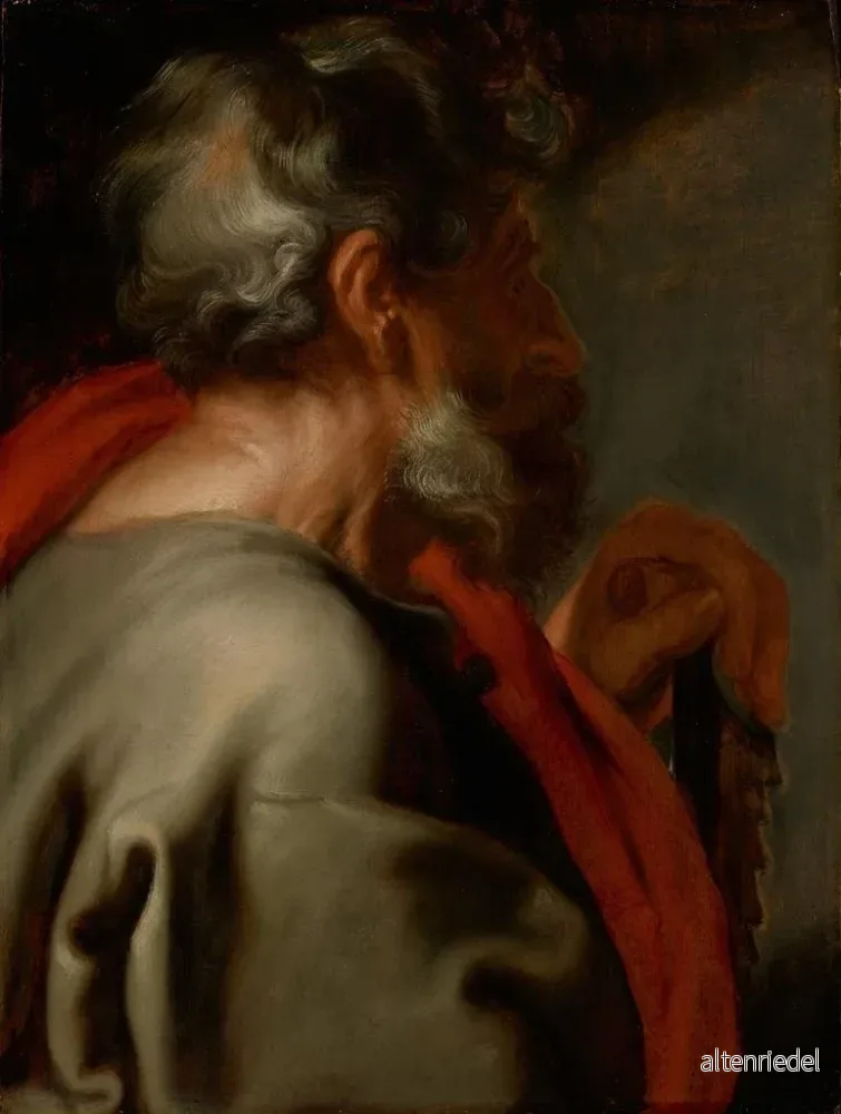 Målning L'apôtre Simon - Antoine van Dyck | Konsttryck - Bild 2