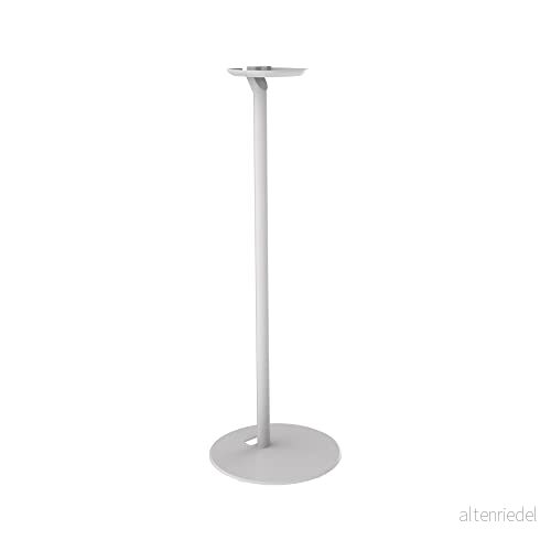 conecto, högtalarstativ för SONOS ONE (SL) och Play:1 med kabelhantering, material: Stål aluminium, höjd: 71,6 cm, vit 4250684931886