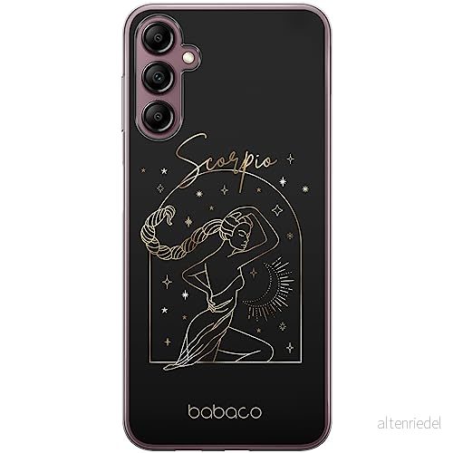 ERT GROUP mobiltelefonfodral för Samsung A14 4G/5G originalt och officiellt licensierat Babaco mönster Zodiac Woman 008 optimalt anpassad till formen på mobiltelefonen, fodral tillverkad av TPU plast 5905511822279