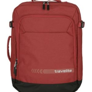 Travelite Handbagage ryggsäck/väska med flexibelt bäralternativ, KICK OFF, dagryggsäck för semester och sport, 50 cm, 35 Liter, röd, Rull lock 4027002076983 Travelite Handbagage ryggsäck/väska med flexibelt bäralternativ, KICK OFF, dagryggsäck för semester och sport, 50 cm, 35 Liter, röd, Rull lock 4027002076983