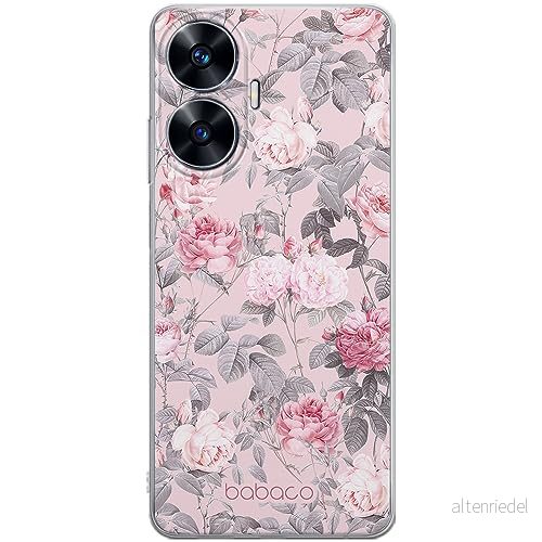 ERT GROUP mobiltelefonfodral för Realme C55 originalt och officiellt licensierat Babaco mönster Flowers 054 optimalt anpassad till formen på mobiltelefonen, fodral tillverkad av TPU plast 5905511867911