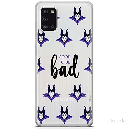 ERT GROUP mobiltelefonfodral för Samsung A31 originalt och officiellt licensierat Disney mönster Maleficent 002 optimalt anpassad till formen på mobiltelefonen, gedeeltelijk transparant 5903040212264