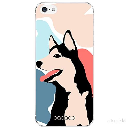 ERT GROUP mobiltelefonfodral för Iphone 5/5S/SE originalt och officiellt licensierat Babaco mönster Dogs 001 optimalt anpassad till formen på mobiltelefonen, fodral tillverkad av TPU plast 5905131000309