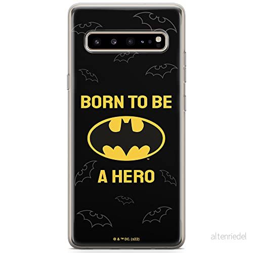 ERT GROUP mobiltelefonfodral för Samsung S10 5G originalt och officiellt licensierat DC mönster Batman 058 optimalt anpassad till formen på mobiltelefonen, fodral tillverkad av TPU plast 5905131538246