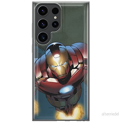 ERT GROUP mobiltelefonfodral för Samsung S23 ULTRA originalt och officiellt licensierat Marvel mönster Iron Man 017 optimalt anpassad till formen på mobiltelefonen, fodral tillverkad av TPU plast 5905511459529