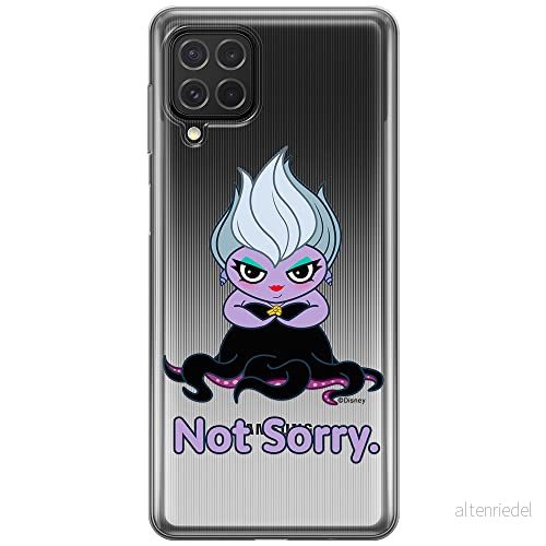 ERT GROUP mobiltelefonfodral för Samsung F62 / M62 originalt och officiellt licensierat Disney mönster Ursula 004 optimalt anpassad till formen på mobiltelefonen, gedeeltelijk transparant 5905131462008