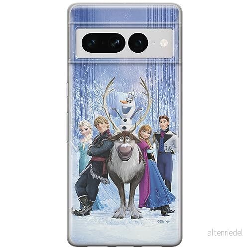 ERT GROUP mobiltelefonfodral för Google PIXEL 7 PRO originalt och officiellt licensierat Disney mönster Frozen 001 optimalt anpassad till formen på mobiltelefonen, fodral tillverkad av TPU plast 5905795161767