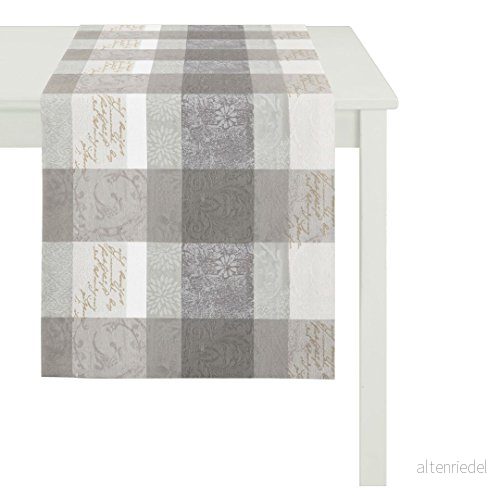 APELT 3042 48 x 135 88 löv, polyester, grå, cm 4003440092945