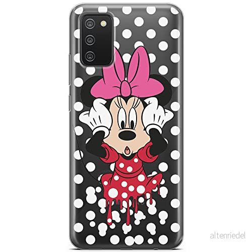 ERT GROUP mobiltelefonfodral för Samsung A02S originalt och officiellt licensierat Disney mönster Minnie 016 optimalt anpassad till formen på mobiltelefonen, gedeeltelijk transparant 5903932314366