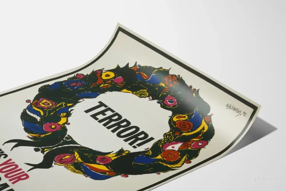 Anti-terrorkampanjposter 'Terror! Det är din begravning' - Bild 3