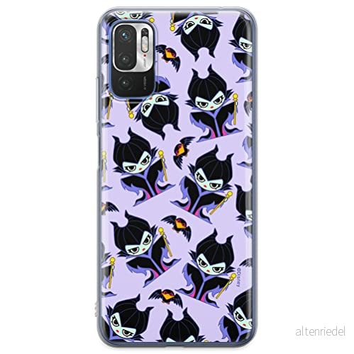 ERT GROUP mobiltelefonfodral för Xiaomi REDMI NOTE 10 5G / POCO M3 PRO originalt och officiellt licensierat Disney mönster Maleficent 004, fodral tillverkad av TPU plast 5905131487322