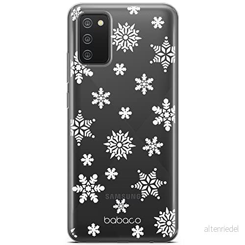 ERT GROUP mobiltelefonfodral för Samsung A02S originalt och officiellt licensierat Babaco mönster Winter 001 optimalt anpassad till formen på mobiltelefonen, gedeeltelijk transparant 5903040227923