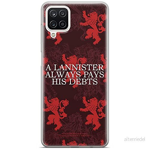 ERT GROUP mobiltelefonfodral för Samsung A12 / M12 originalt och officiellt licensierat Game od Thrones mönster of 018, fodral tillverkad av TPU plast 5903932690705