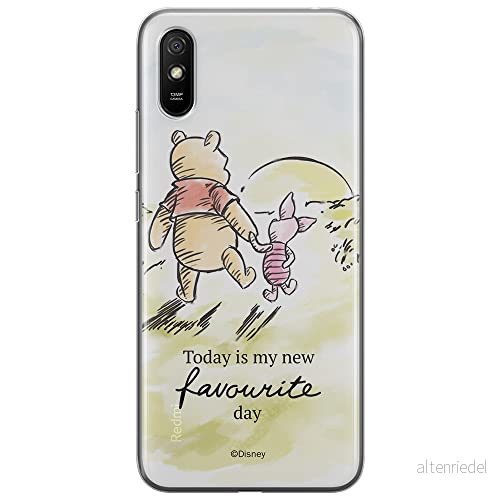 ERT GROUP mobiltelefonfodral för Xiaomi REDMI 9A originalt och officiellt licensierat Disney mönster Winnie the Pooh and friends 012, fodral tillverkad av TPU plast 5903040268285