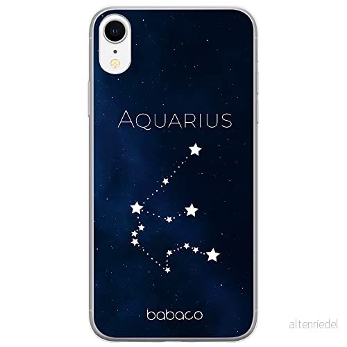ERT GROUP mobiltelefonfodral för Apple Iphone XR originalt och officiellt licensierat Babaco mönster Zodiac Constellation 011 Vit anpassad till formen på mobiltelefonen, fodral tillverkad av TPU plast 5903932199819