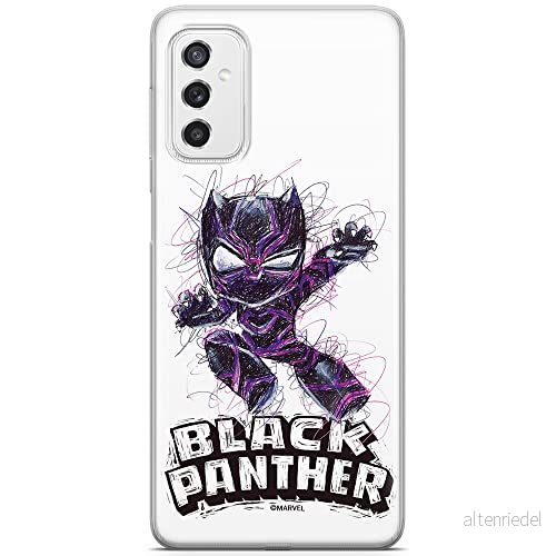 ERT GROUP mobiltelefonfodral för Samsung M52 5G originalt och officiellt licensierat Marvel mönster Black Panther 017 optimalt anpassad till formen på mobiltelefonen, fodral tillverkad av TPU plast 5904805494420