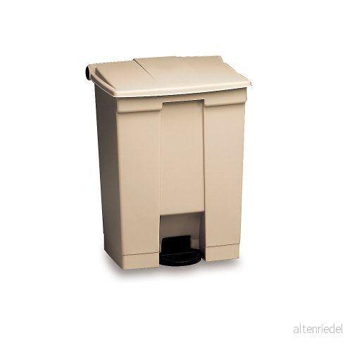 Rubbermaid kommersiella produkter 12 g HDPE steg på papperskorg beige 86876057041