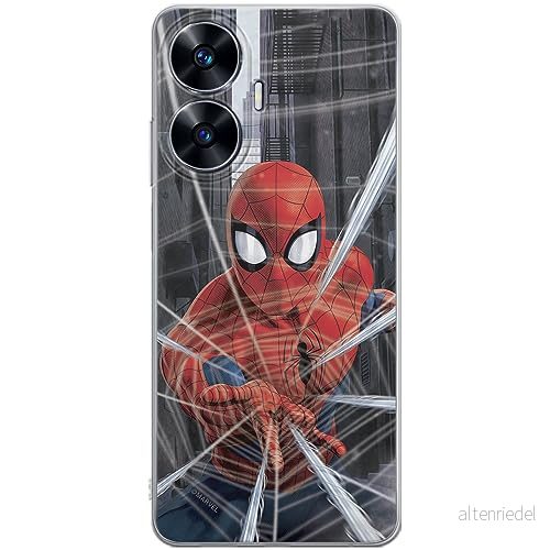 ERT GROUP mobiltelefonfodral för Realme C55 originalt och officiellt licensierat Marvel mönster Spider Man 008 optimalt anpassad till formen på mobiltelefonen, fodral tillverkad av TPU plast 5905511874087