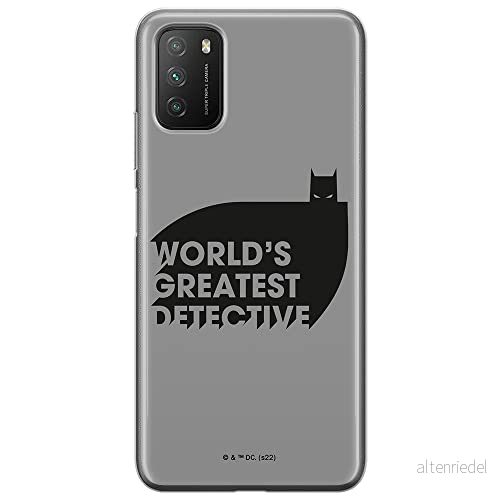 ERT GROUP mobiltelefonfodral för Xiaomi REDMI 9T/ POCO M3 originalt och officiellt licensierat DC mönster Batman 051 optimalt anpassad till formen på mobiltelefonen, fodral tillverkad av TPU plast 5905131541833