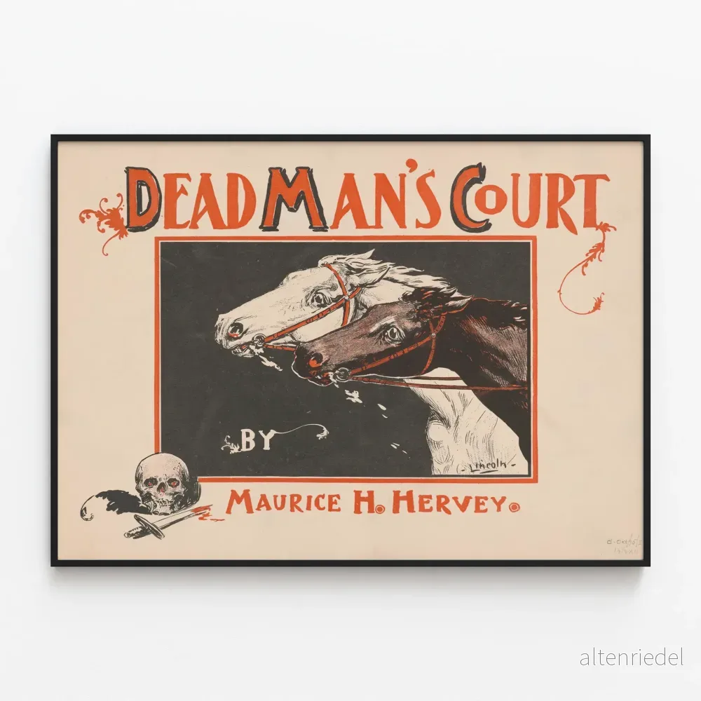 Vintageposter Dead Man’s Court av Maurice H. Hervey Vintageposter Dead Man’s Court av Maurice H. Hervey