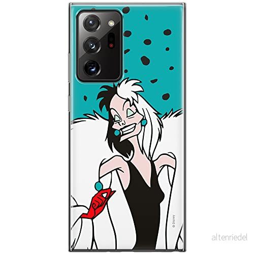 ERT GROUP mobiltelefonfodral för Samsung GALAXY NOTE 20 ULTRA originalt och officiellt licensierat Disney mönster Cruella 004 anpassad till formen på mobiltelefonen, fodral tillverkad av TPU plast 5903040359501
