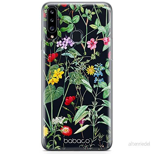 ERT GROUP mobiltelefonfodral för Samsung A20S originalt och officiellt licensierat Babaco mönster Flowers 041 optimalt anpassad till formen på mobiltelefonen, fodral tillverkad av TPU plast 5905131312549