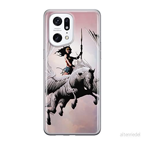 ERT GROUP mobiltelefonfodral för Oppo FIND X5 PRO originalt och officiellt licensierat DC mönster Wonder Woman 002 optimalt anpassad till formen på mobiltelefonen, fodral tillverkad av TPU plast 5905511400262