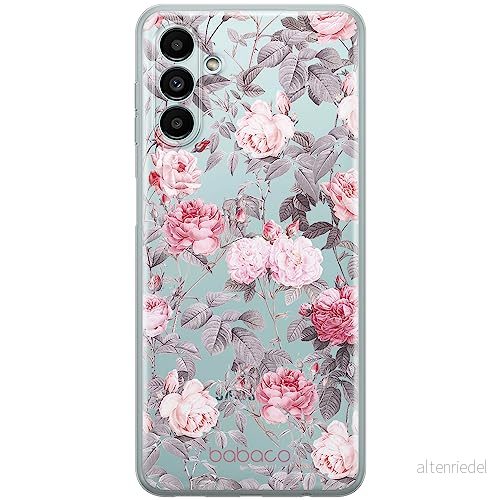 ERT GROUP mobiltelefonfodral för Samsung A13 5G/A04S originalt och officiellt licensierat Babaco mönster Flowers 054 optimalt anpassad till formen på mobiltelefonen, gedeeltelijk transparant 5905131355263