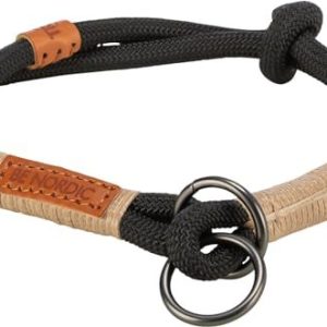 TRIXIE tågstopp hundhalsband BE Nordic S svart/sand bekvämt för små hundar med dragbegränsning robust och elegant 17315 4053032663435 TRIXIE tågstopp hundhalsband BE Nordic S svart/sand bekvämt för små hundar med dragbegränsning robust och elegant 17315 4053032663435